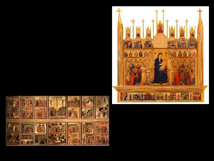 Duccio di Buonnisegna „Maestá“ (Opera del Duomo, Siena) Před rokem 1311 