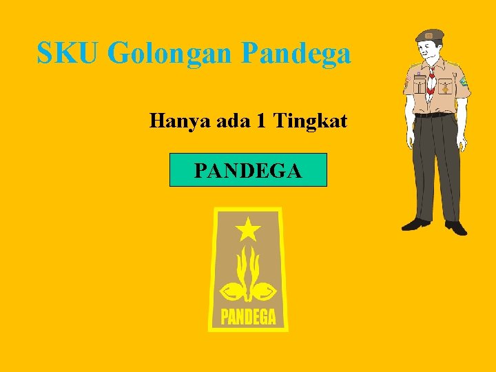 SKU Golongan Pandega Hanya ada 1 Tingkat PANDEGA 