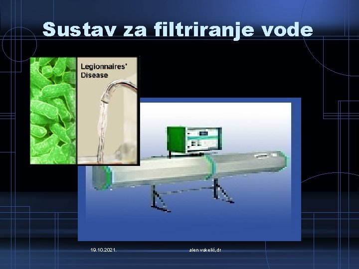 Sustav za filtriranje vode 19. 10. 2021. alen vukelić, dr 