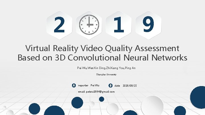 1 9 2 Virtual Reality Video Quality Assessment Based on 3 D Convolutional Neural