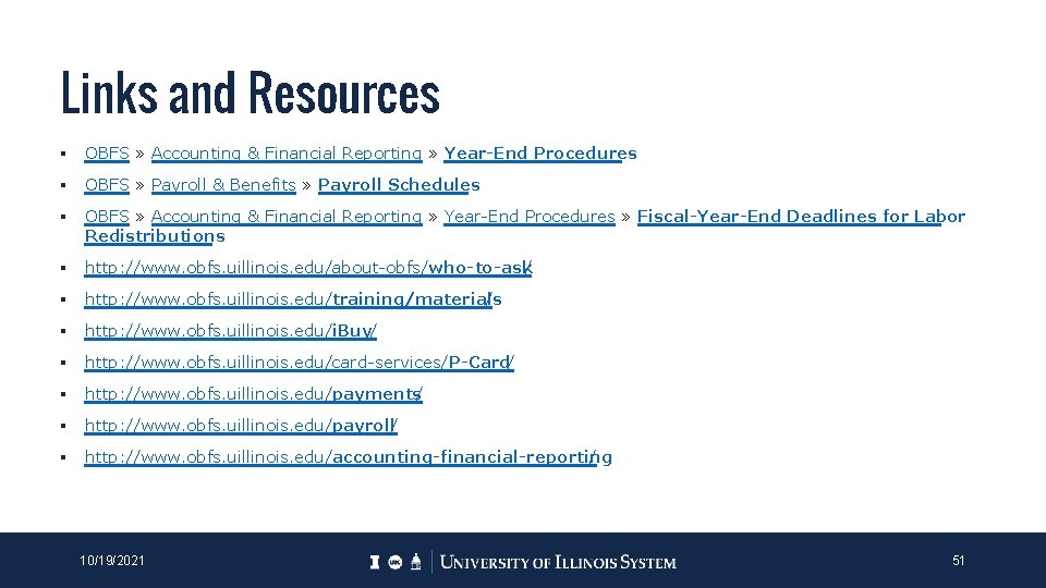 Links and Resources § OBFS » Accounting & Financial Reporting » Year-End Procedures § Links and Resources § OBFS » Accounting & Financial Reporting » Year-End Procedures §