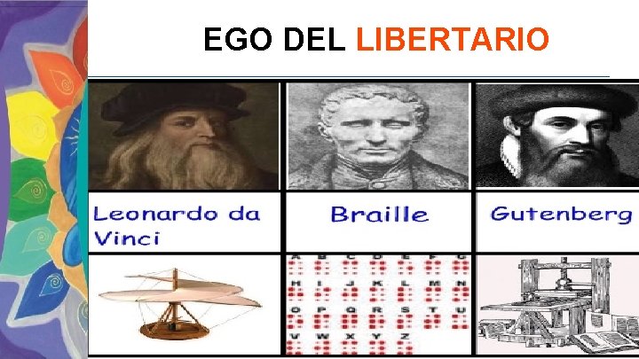 EGO REBELDE-EXTREMISTA LIBERTARIO EGO DEL LIBERTARIO �LUZ: original, inventivo, humanitario, trabajo en grupos, solidario,