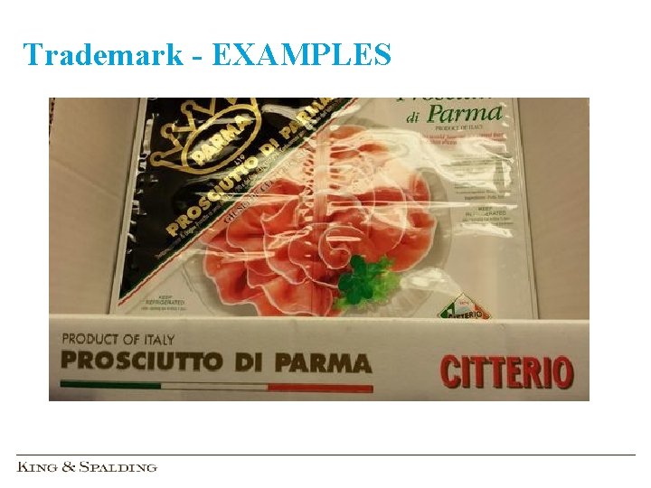 Trademark - EXAMPLES 