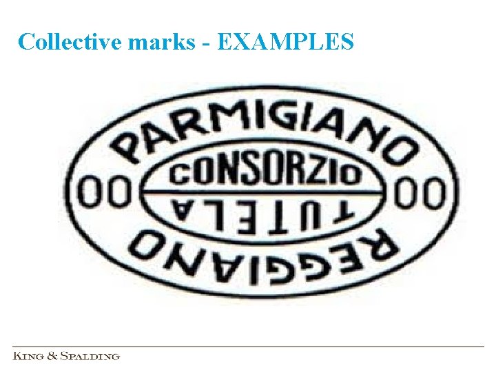 Collective marks - EXAMPLES 