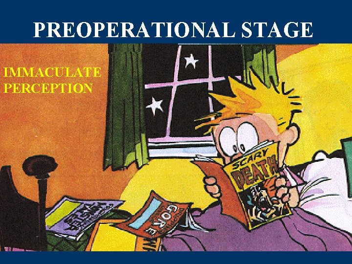 PREOPERATIONAL STAGE IMMACULATE PERCEPTION 