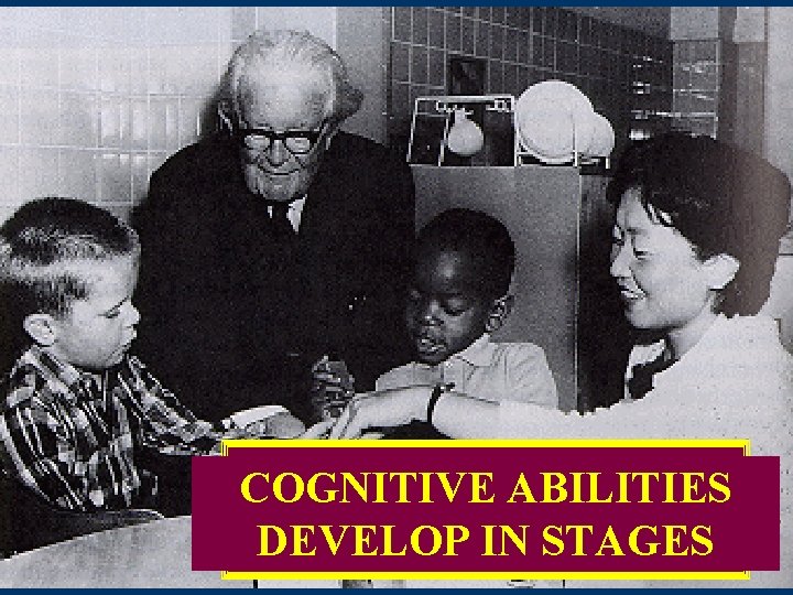 COGNITIVE ABILITIES DEVELOP IN STAGES 