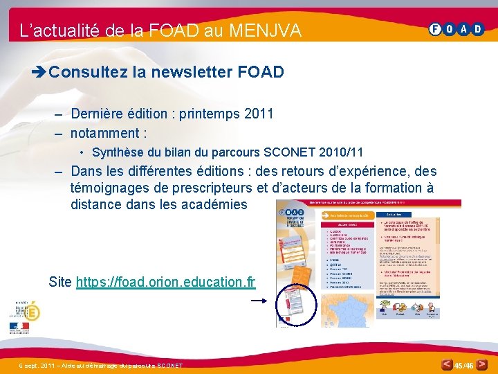 L’actualité de la FOAD au MENJVA è Consultez la newsletter FOAD – Dernière édition