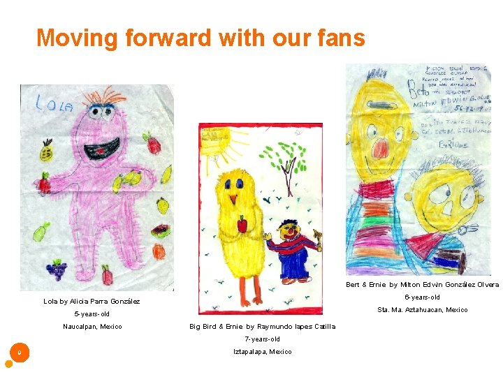 Moving forward with our fans • Bert & Ernie by Milton Edwin González Olvera