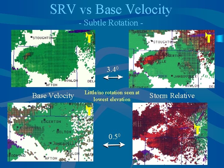 SRV vs Base Velocity - Subtle Rotation - 3. 40 Base Velocity Little/no rotation