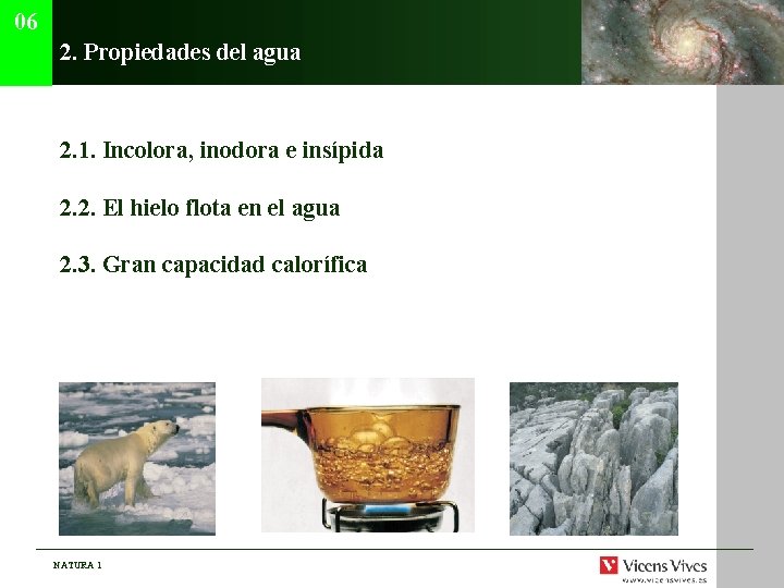 06 La hidrosfera 1 El agua en nuestro