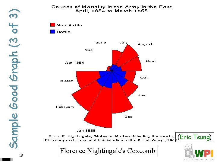 Sample Good Graph (3 of 3) 18 (Eric Tsung) Florence Nightingale's Coxcomb 