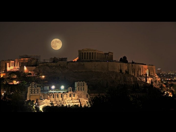 13 August 2011 - Full Moon in Greece • Visitors of many archaeological sites