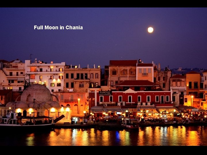Full Moon in Chania 