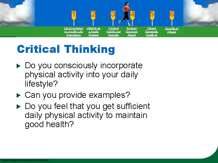 Life Expectancy vs. Healthy Life Expectancy Lifestyle as a Health Problem Physical Activity and