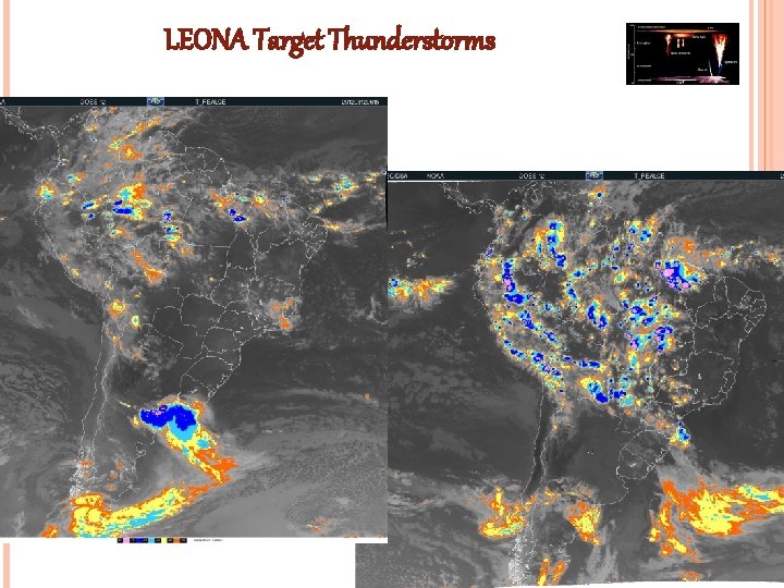 LEONA Target Thunderstorms 