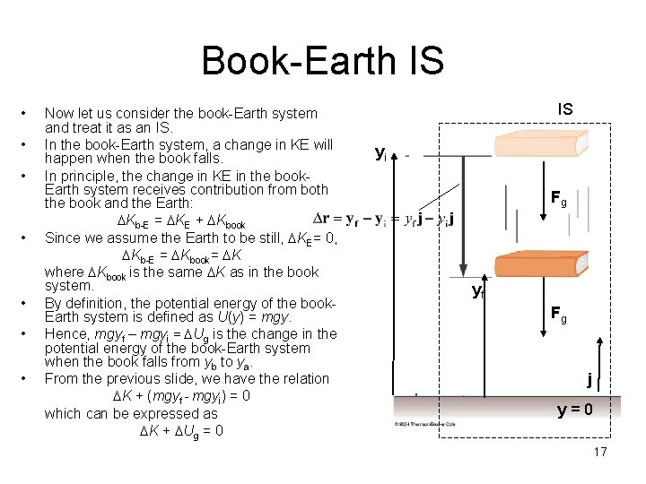 Book-Earth IS • • Now let us consider the book-Earth system and treat it Book-Earth IS • • Now let us consider the book-Earth system and treat it