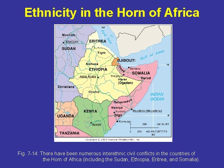 Ethnicity in the Horn of Africa Fig. 7 -14: There have been numerous interethnic