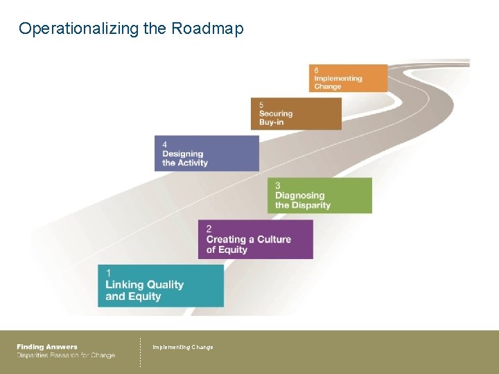 Operationalizing the Roadmap Implementing Change 