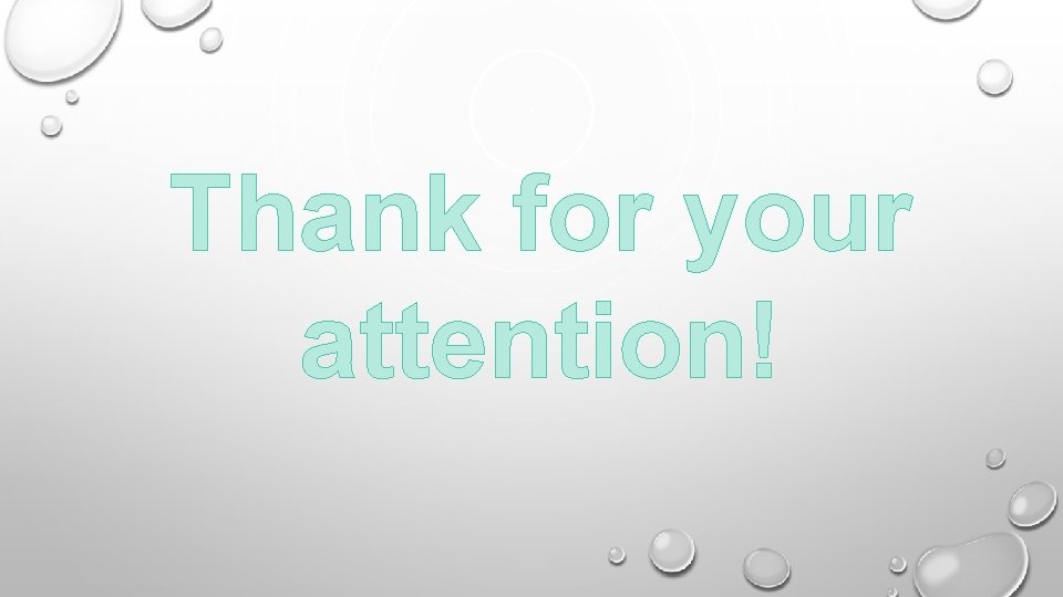 Thank for your attention! 