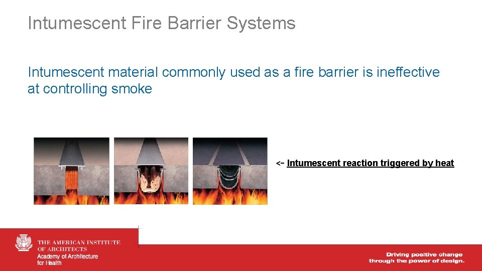 Intumescent Fire Barrier Systems Intumescent material commonly used as a fire barrier is ineffective