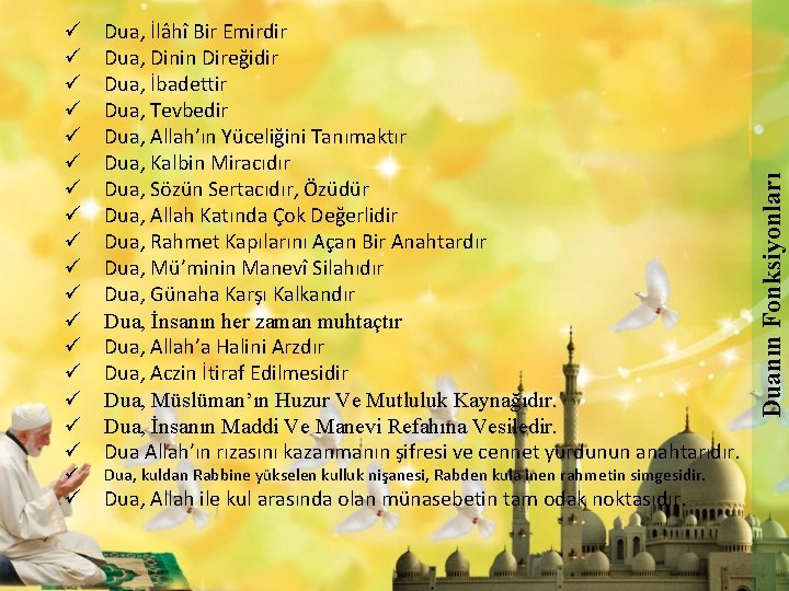 ü Dua, İlâhî Bir Emirdir Dua, Dinin Direğidir Dua, İbadettir Dua, Tevbedir Dua, Allah’ın ü Dua, İlâhî Bir Emirdir Dua, Dinin Direğidir Dua, İbadettir Dua, Tevbedir Dua, Allah’ın