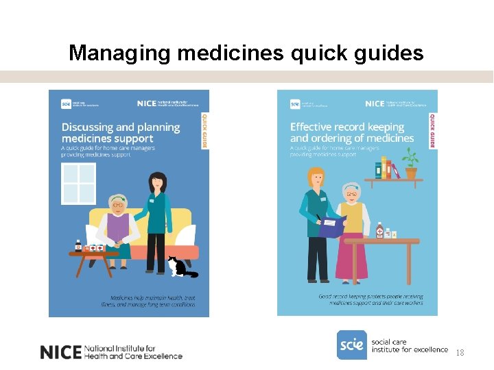 Managing medicines quick guides 18 