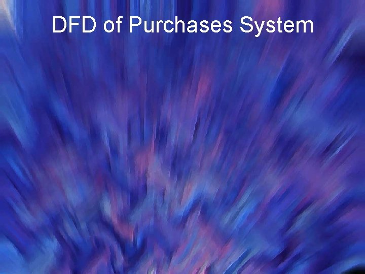 DFD of Purchases System DFD of Purchases System