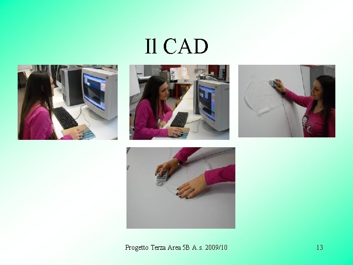 Il CAD Progetto Terza Area 5 B A. s. 2009/10 13 