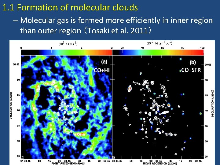 1. 1 Formation of molecular clouds – Molecular gas is formed more efficiently in