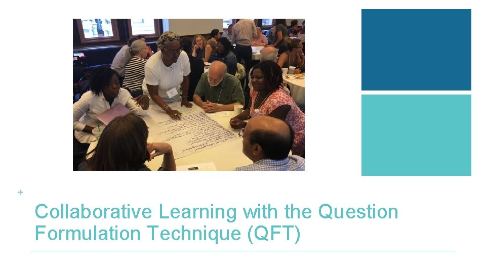 + Collaborative Learning with the Question Formulation Technique (QFT) + Collaborative Learning with the Question Formulation Technique (QFT)