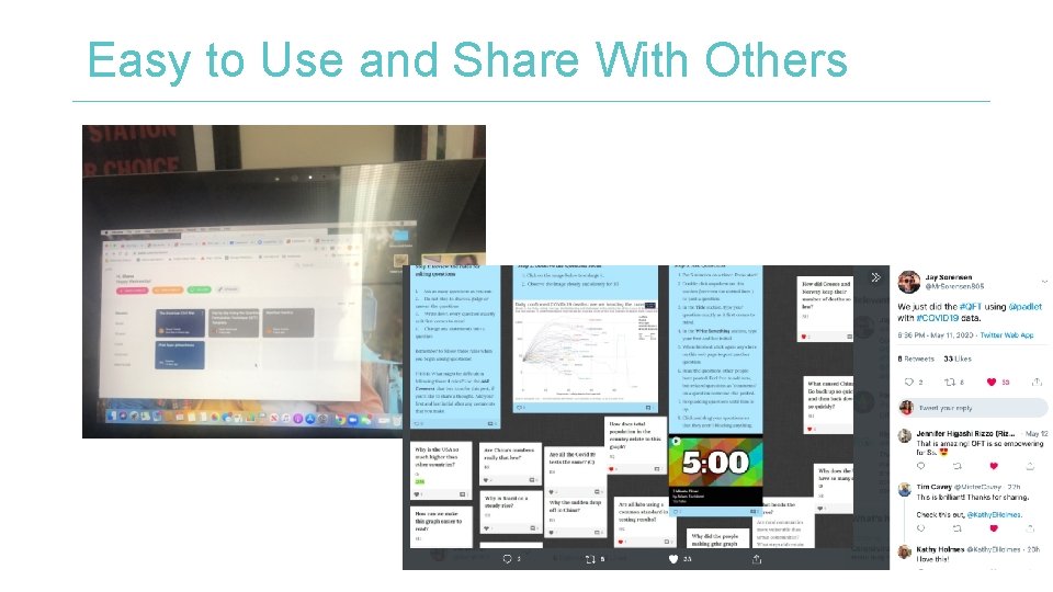 Easy to Use and Share With Others Easy to Use and Share With Others