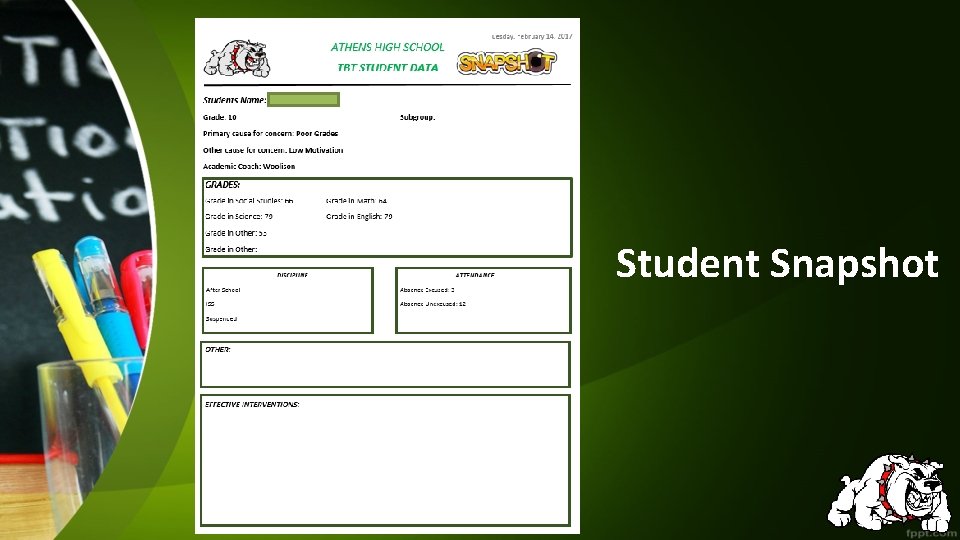 Student Snapshot 