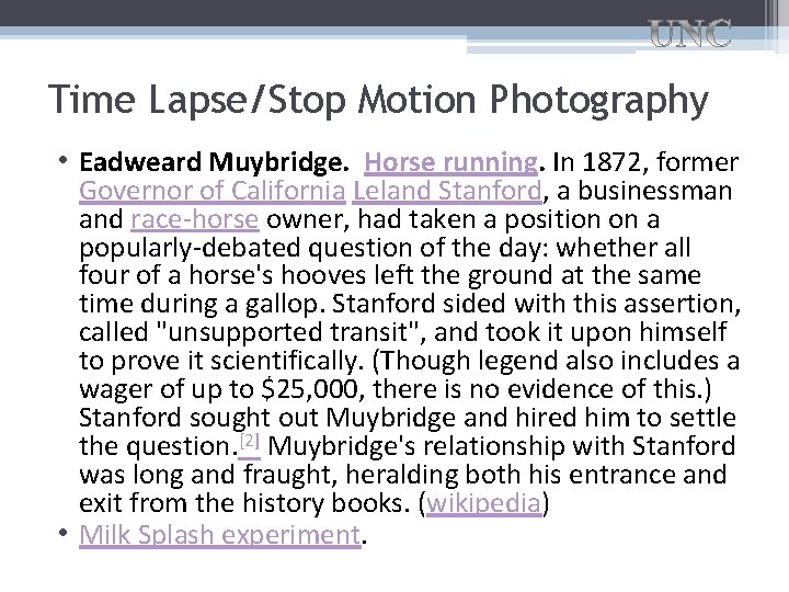 Time Lapse/Stop Motion Photography • Eadweard Muybridge. Horse running. In 1872, former Governor of