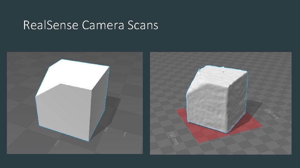 Real. Sense Camera Scans 