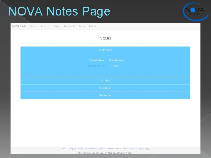 NOVA Tech Preliminary Design Iteration 1 Welcome Client