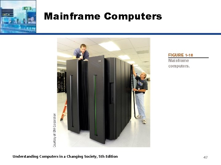 Mainframe Computers Understanding Computers in a Changing Society, 5 th Edition 47 