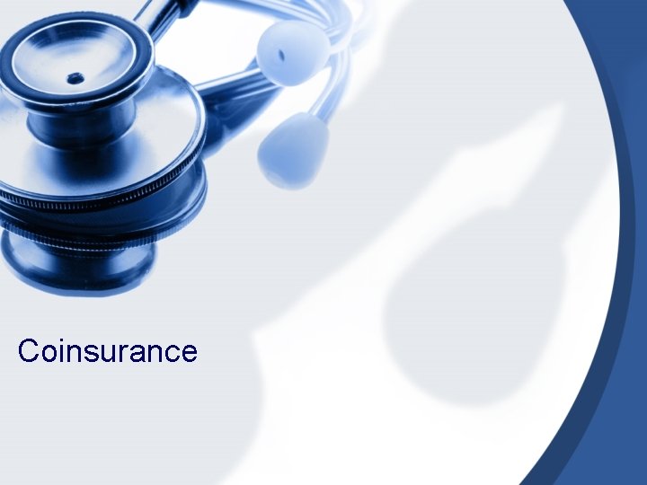Coinsurance 