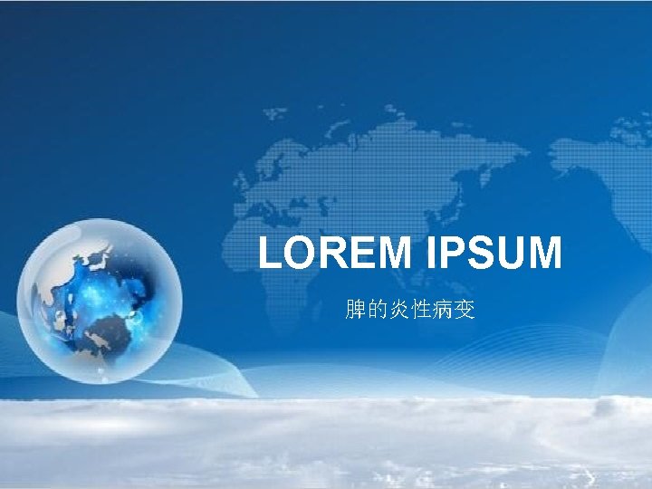 LOREM IPSUM 脾的炎性病变 