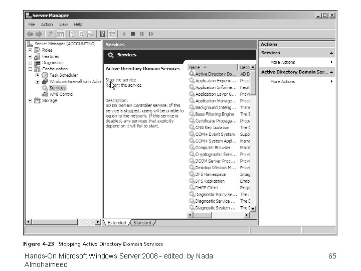 Hands-On Microsoft Windows Server 2008 - edited by Nada Almohaimeed 65 