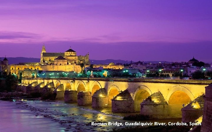 Roman Bridge, Guadalquivir River, Cordoba, Spain 