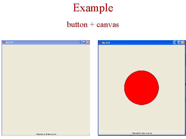 Example button + canvas 22 