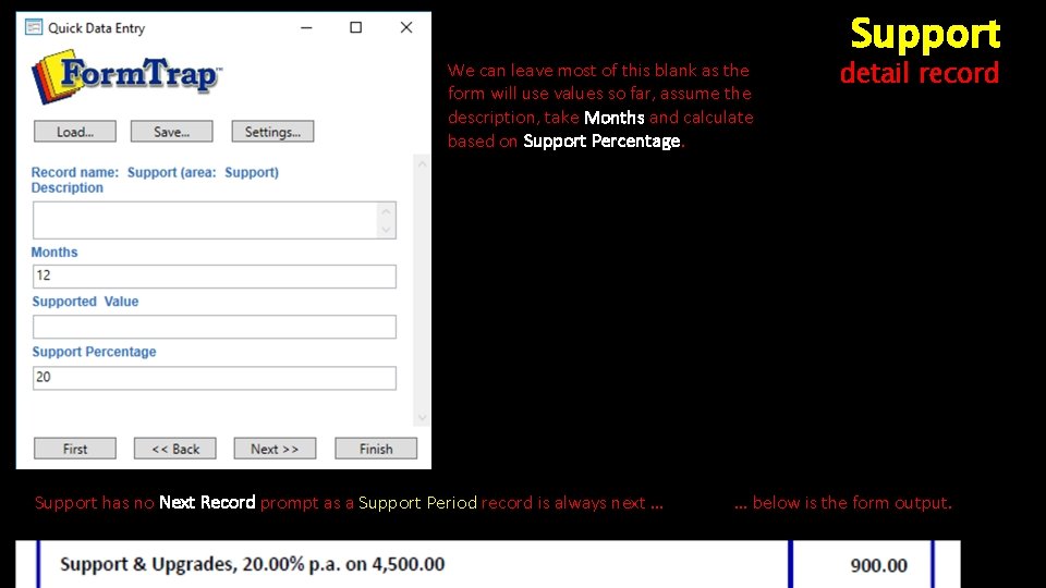 We can leave most of this blank as the form will use values so