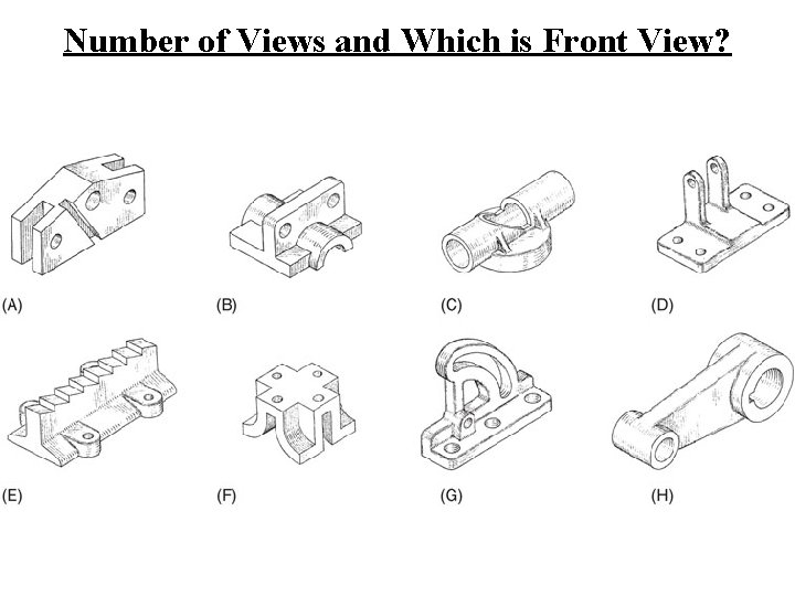 Number of Views and Which is Front View? 