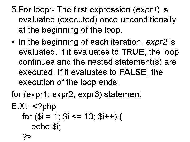 Unit 3 Control structures Condition Statements 1 If