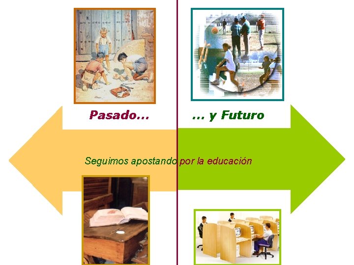 Pasado. . . y Futuro Seguimos apostando por la educación 