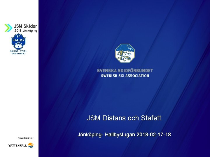 JSM Distans och Stafett Jönköping- Hallbystugan 2018 -02 -17 -18 