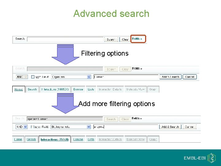 Advanced search Filtering options Add more filtering options 