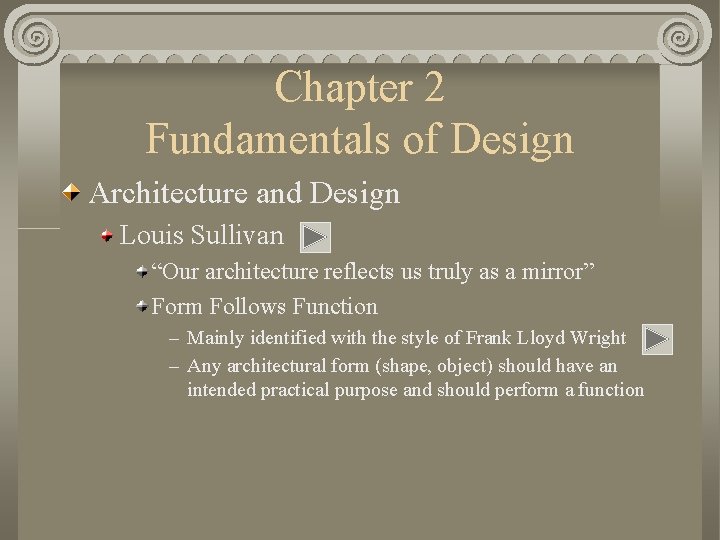 Chapter 2 Fundamentals of Design Architecture and Design