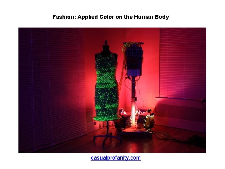 Fashion: Applied Color on the Human Body casualprofanity. com 