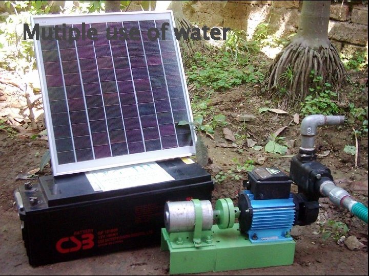 Mutiple use of water 